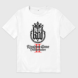 Футболка оверсайз мужская Kingdom Come Deliverance 2, цвет: белый