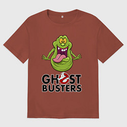 Футболка оверсайз мужская Ghostbusters - slimmer, цвет: кирпичный