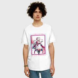 Футболка оверсайз мужская Carlotta Crystal Remorph, цвет: белый — фото 2