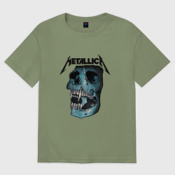 Футболка оверсайз мужская Metallica St Anger, цвет: авокадо
