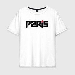 Футболка оверсайз мужская City Paris, цвет: белый