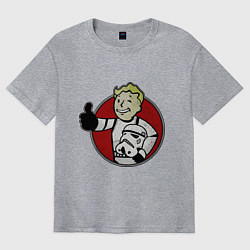Футболка оверсайз мужская Vault storm trooper, цвет: меланж