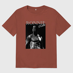 Футболка оверсайз мужская Ronnie Radke, цвет: кирпичный