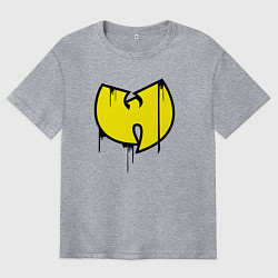 Футболка оверсайз мужская Wu-Tang style, цвет: меланж