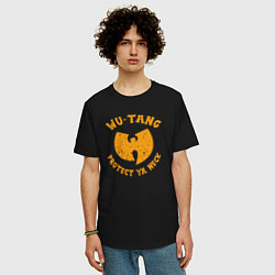 Футболка оверсайз мужская Wu-Tang protect ya neck, цвет: черный — фото 2