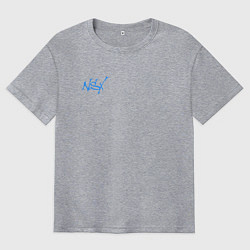 Футболка оверсайз мужская Acura NSX, цвет: меланж