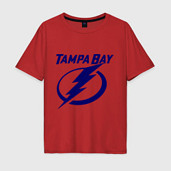 Футболка оверсайз мужская HC Tampa Bay, цвет: красный