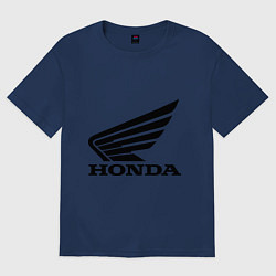 Футболка оверсайз мужская Honda Motor, цвет: тёмно-синий