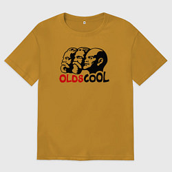 Футболка оверсайз мужская Oldscool USSR, цвет: горчичный