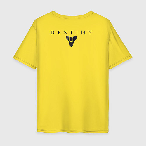 Мужская футболка оверсайз Destiny Guardians / Желтый – фото 2