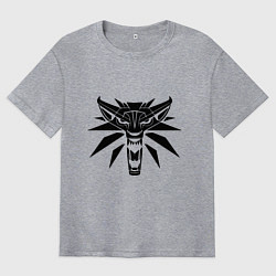 Футболка оверсайз мужская The Witcher 3, цвет: меланж