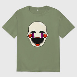 Футболка оверсайз мужская Puppet FNAF Марионетка, цвет: авокадо