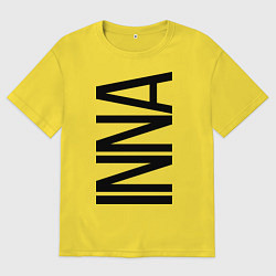 Футболка оверсайз мужская Инна, цвет: желтый