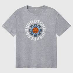 Футболка оверсайз мужская Red hot chili peppers, цвет: меланж