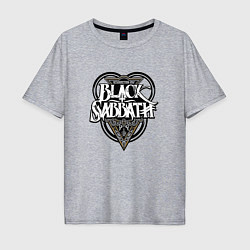 Футболка оверсайз мужская Black Sabbath, цвет: меланж