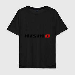 Футболка оверсайз мужская Nismo, цвет: черный
