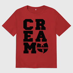 Футболка оверсайз мужская Wu tang clan, цвет: красный