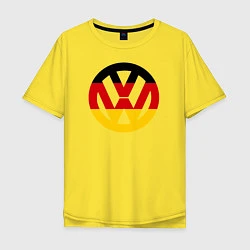 Футболка оверсайз мужская Wolksvagen, цвет: желтый