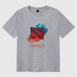 Футболка оверсайз мужская Dota 2 Shadows, цвет: меланж