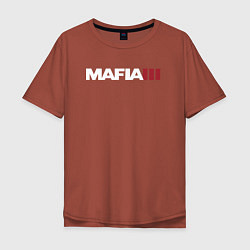 Футболка оверсайз мужская Mafia III, цвет: кирпичный