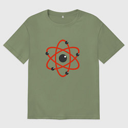 Футболка оверсайз мужская Atomic Heart: Nuclear, цвет: авокадо