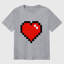 Футболка оверсайз мужская Minecraft Lover, цвет: меланж