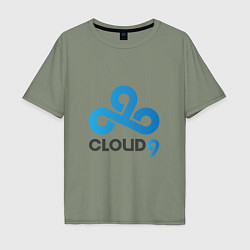 Футболка оверсайз мужская Cloud9, цвет: авокадо