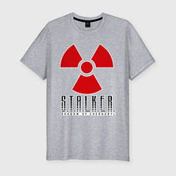 Мужская slim-футболка STALKER: Shadow of Chernobyl
