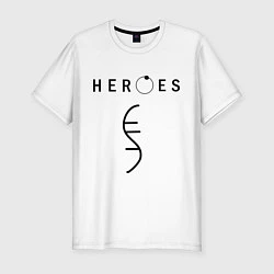 Футболка slim-fit Heroes Symbol, цвет: белый