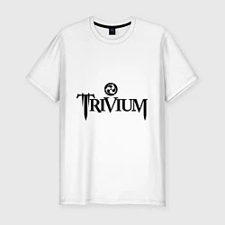 Футболка slim-fit Trivium, цвет: белый