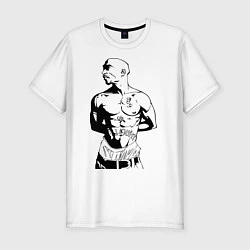 Футболка slim-fit 2pac, цвет: белый