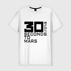 Футболка slim-fit 30 Seconds To Mars, цвет: белый
