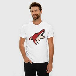 Футболка slim-fit Phoenix Coyotes, цвет: белый — фото 2