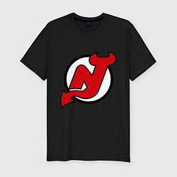 Мужская slim-футболка New Jersey Devils