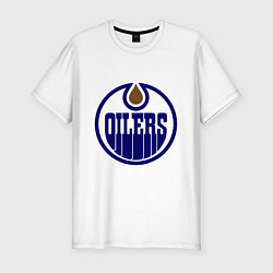 Мужская slim-футболка Edmonton Oilers