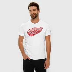 Футболка slim-fit Detroit Red Wings, цвет: белый — фото 2