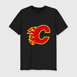 Мужская slim-футболка Calgary Flames