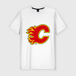 Мужская slim-футболка Calgary Flames