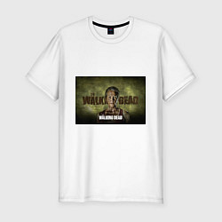 Мужская slim-футболка Ходячие мертвецы: Кэрол Пелетье