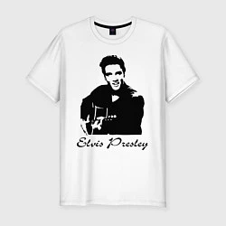 Мужская slim-футболка Elvis Presley