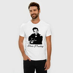 Футболка slim-fit Elvis Presley, цвет: белый — фото 2