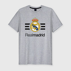 Футболка slim-fit Real Madrid Lines, цвет: меланж