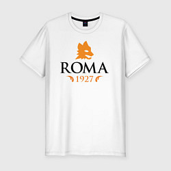 Футболка slim-fit AS Roma 1927, цвет: белый