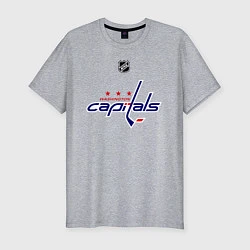 Футболка slim-fit Washington Capitals: Ovechkin 8, цвет: меланж