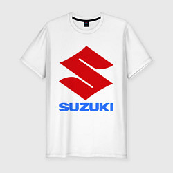 Мужская slim-футболка Suzuki