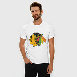 Футболка slim-fit Chicago Blackhawks: Kane, цвет: белый — фото 2