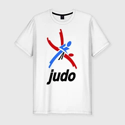 Футболка slim-fit Judo Emblem, цвет: белый