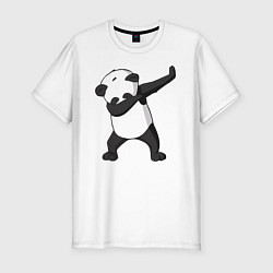 Мужская slim-футболка Panda dab