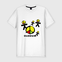 Мужская slim-футболка Olodum