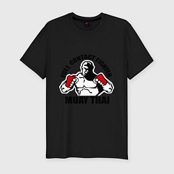 Мужская slim-футболка Full Contact Fighter